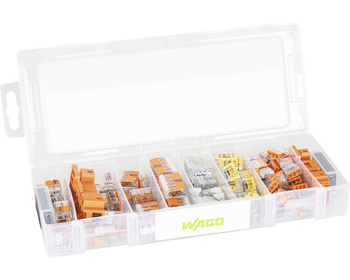 Wago Verbindungsklemmen Sortimentsbox L-BOXX MICRO 0.2 mm² -4 mm² (887-802) Wago Verbindungsklemmen Sortiment in transparentem Koffer