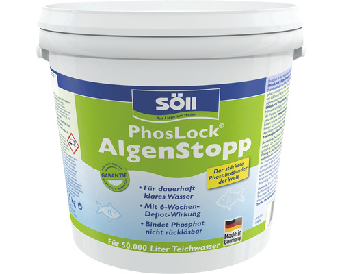 Algicide PhosLock AlgenStopp Söll 2.5kg