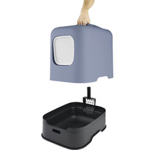 Katzentoilette mit Haube und Schaufel