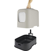 Katzentoilette mit Deckel und Schaufel