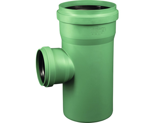KG2000-EA Einfachabzweig 87° für SN10/SN16 DN 250/160 mm Kunststoff-Abwasserrohr mit T-Stück