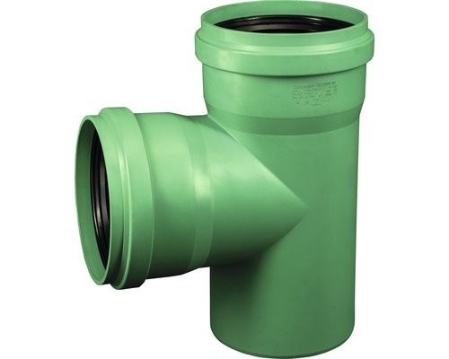 KG2000-EA Einfachabzweig 87° für SN10/SN16 DN 250/250 mm Abzweigrohr aus Kunststoff für Sanitärinstallationen