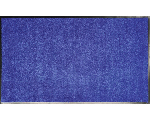 Paillasson anti-salissures Rooga Tex bleu 85x150 cm