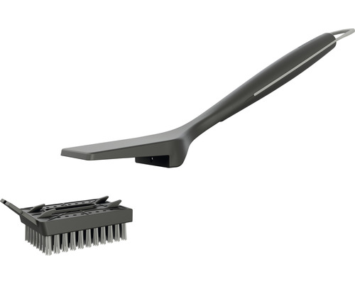 Grillbürste mit Spatel zum Reinigen des Grillrosts