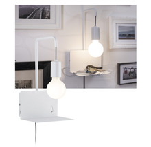 Applique murale avec étagère et port USB dans la chambre