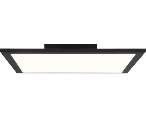 Plafonnier LED Abie LED fixe 24 W 2400 lm noir 39,5 x 39,5 cm
