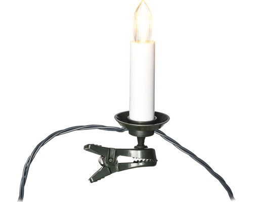 Bougie de sapin de Noël LED sans fil avec clip