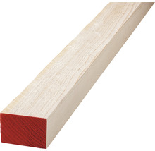 Holzlatte mit roter Markierung
