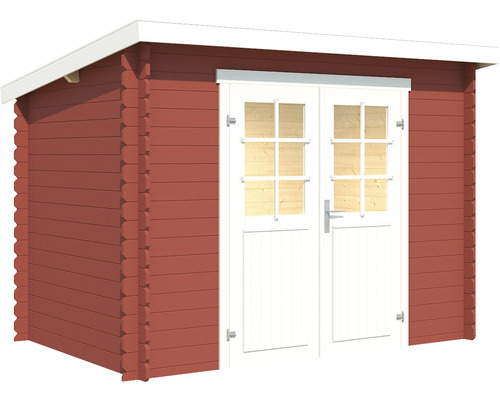 Abri de jardin en bois avec double porte