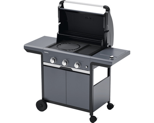 Gasgrill mit drei Brennern, Grillrost und Unterschrank
