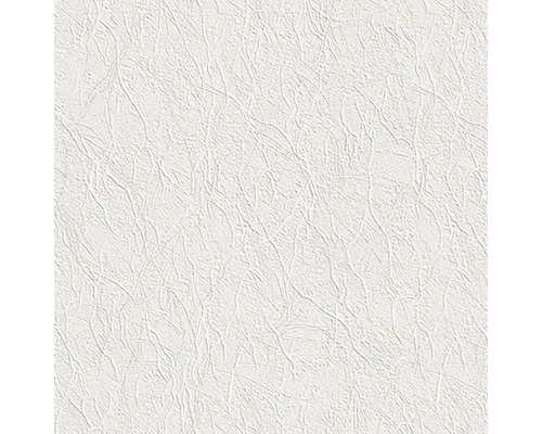Papier peint intissé 501001 uni effet brillant blanc Papier peint blanc en relief avec surface structurée