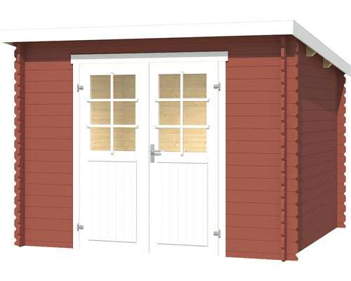 Abri de jardin en bois avec double porte