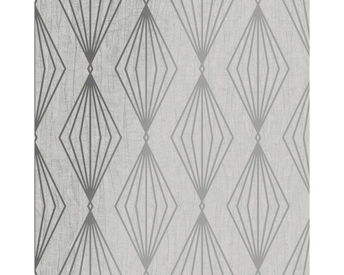 Papier peint intissé 111314 Jewel Marquise géométrique gris