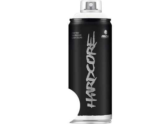 MTN Montana Hardcore peinture aérosol RV-9010 White 400 ml