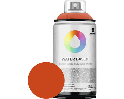 MTN Montana Water Based peinture aérosol RV-3020 Naphthol Red 300 ml