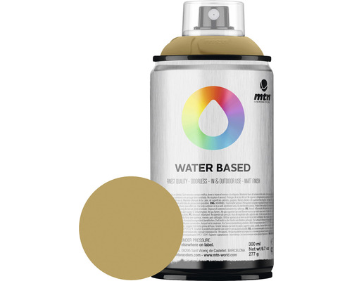 MTN Montana Water Based peinture aérosol RV-137 Raw Umber 300 ml