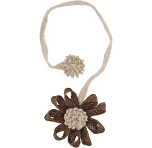Dekorative Raffhalter-Kordel mit Blumenmuster