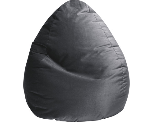 Pouf coussin Sitting Point Beanbag Marla XXL env. 300 litres anthracite 80x130 cm