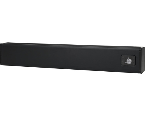 Radiateur noir avec affichage numérique