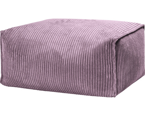 Pouf Sitting Point Roll Shara env. 100 litres violet 55x65x35 cm