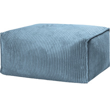 Pouf carré en velours côtelé