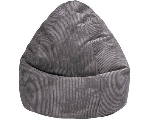 Pouf coussin Sitting Point Beanbag Shara XXL env. 300 litres anthracite 80x130 cm