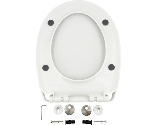 Abattant de WC avec matériel de fixation