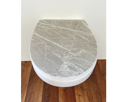 Abattant de WC aspect marbre