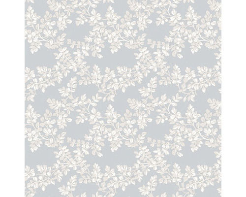 Vliestapete 114904 Laura Ashley Burnham Blau Tapete mit Blattmuster