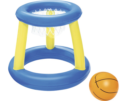 Jouet aquatique panier de basket Bestway Ø 59x76 cm bleu jaune
