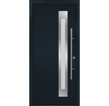 Haustür mit vertikalem Fenster und Griff