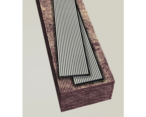 Absorber für Schalldämmung braun 120 x 40 x18 mm Schallabsorptionsplatte mit Steinwolle