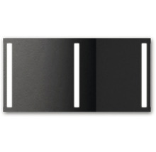 Miroir rectangulaire avec éclairage LED