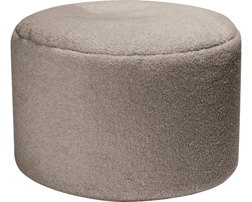 Pouf Sitting Point Dotcom Woolly env. 60 litres taupe marron 50x30 cm