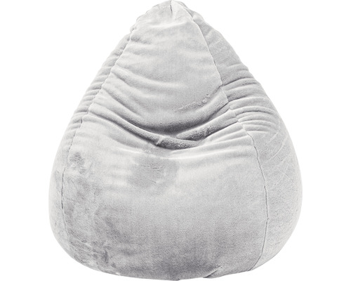 Pouf coussin Sitting Point Beanbag Softy XL env. 220 litres gris 70x110 cm Pouf gris