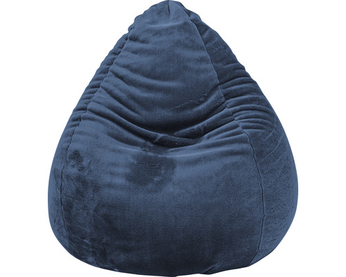 Pouf coussin Sitting Point Beanbag Softy XL env. 220 litres pétrole 70x110 cm