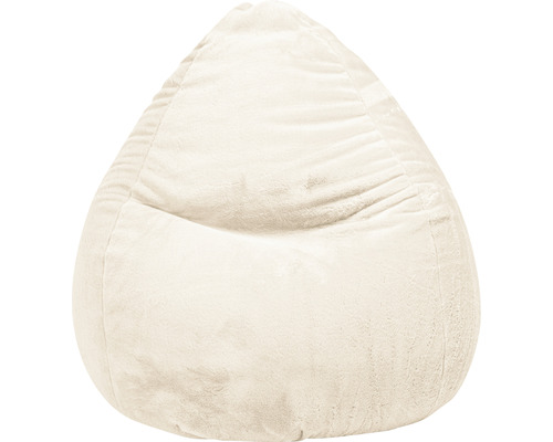 Pouf Sitting Point Beanbag Softy XXL env. 300 litres beige naturel 80x130 cm