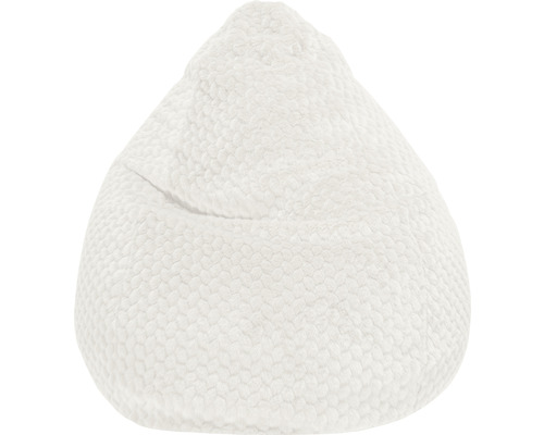 Sitzsack Sitting Point Beanbag Mink XXL ca. 300 Liter elfenbein 80x130 cm Sitzsack aus Stoff
