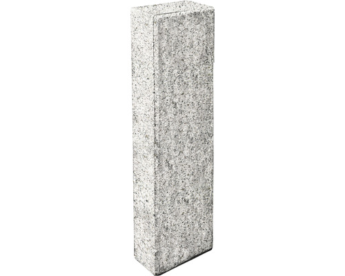 Palissade rectangulaire iMount Elegant granite 20x8x60 cm