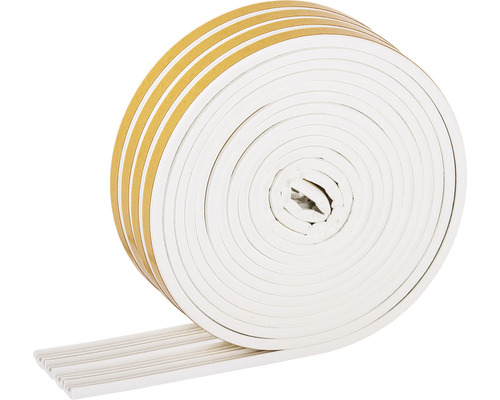 Rouleau de bande d''étanchéité en mousse avec bande adhésive