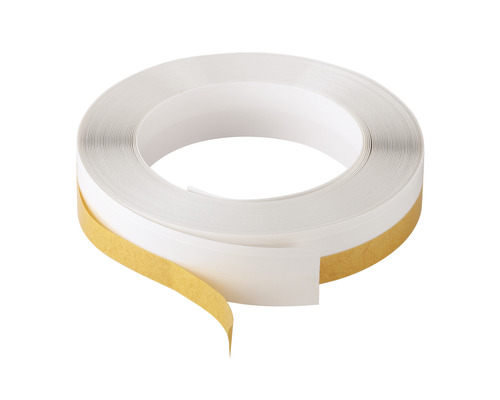 fix-o-moll V-Profildichtung selbstklebend weiss 10 m x 10 mm Weisse Sockelleiste selbstklebend auf einer Rolle