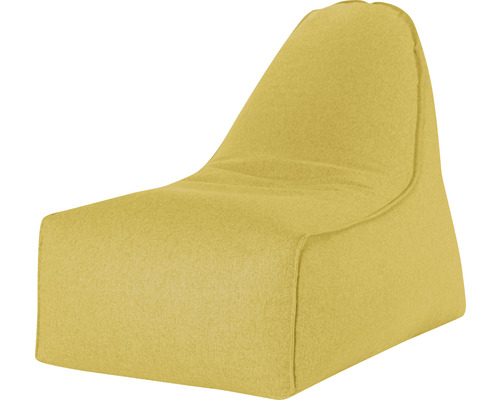 Fauteuil Sitting Point Boogie Felt env. 280 litres jaune moutarde 100x70x80 cm