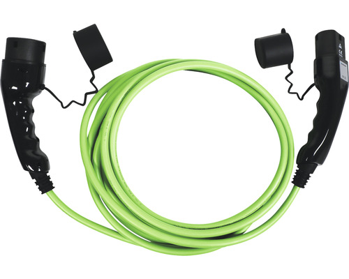 Câble de recharge Blaupunkt pour voiture électrique type 2 à type 2 2 m 16  A monophasé - HORNBACH