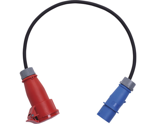 Câble de connexion pour chargeur portable pour véhicule électrique CEE bleu CEE rouge