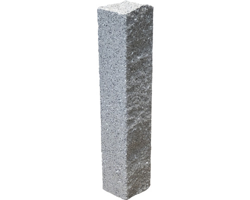 Palissade rectangulaire Natura Ambiente cristal-granit 16x15x80 cm Pavé rectangulaire en béton