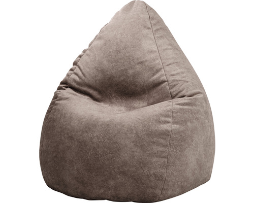 Pouf coussin Sitting Point Beanbag Karolina XL env. 220 litres taupe marron 70x110 cm Pouf coussin Sitting Point Beanbag Karolina XL env. 220 litres taupe marron 70x110 cm