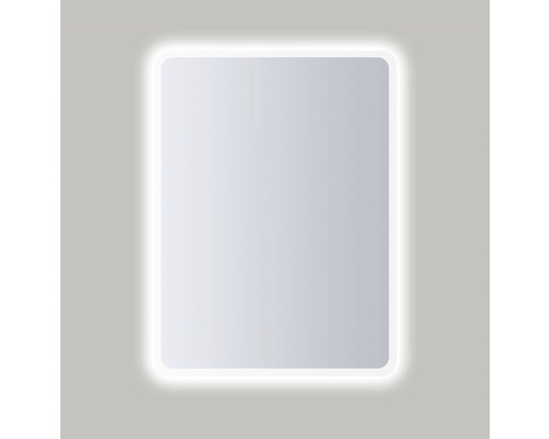 Miroir de salle de bains à LED Moonlight Rounded 60x80 cm