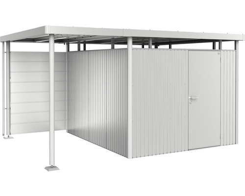 Rückwand Seitendach biohort für Gartenhaus HighLine Gr. S 2-5 134 x 181 cm silber-metallic Rückwand Seitendach biohort für Gartenhaus HighLine Gr. S 2-5 134 x 181 cm silber-metallic
