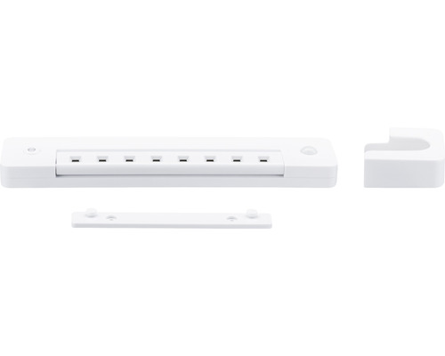 Rail de garde-robe avec accessoires pour montage mural