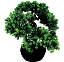 Künstlicher Bonsai-Baum im Topf als Dekoration